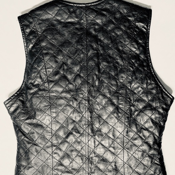 Vintage Leather Vest - Picture 6 of 8